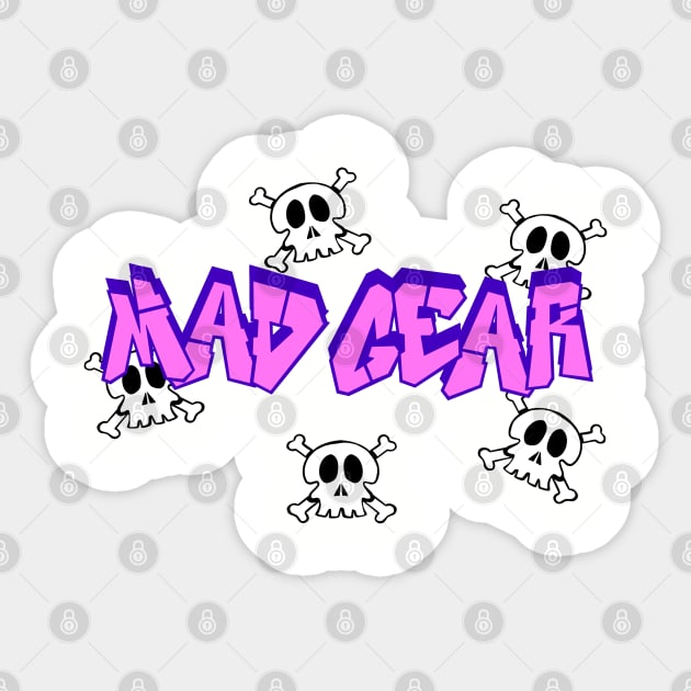 Mad Gear - Poison Sticker by SuperPixelDude